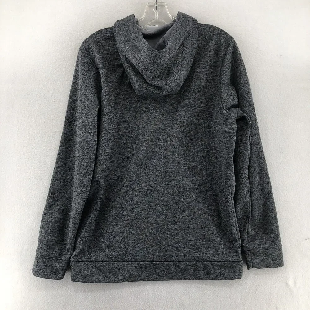 Nike Sweatshirt Men's Small Gray Dri-Fit Training Therma Zip Pocket Standard